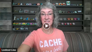 Cache Like a Girl T-Shirt - Sunset