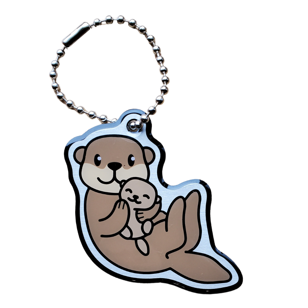 Sea Otter With Baby Cachekinz