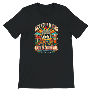 Route 66 Centennial geocaching t-shirt in black