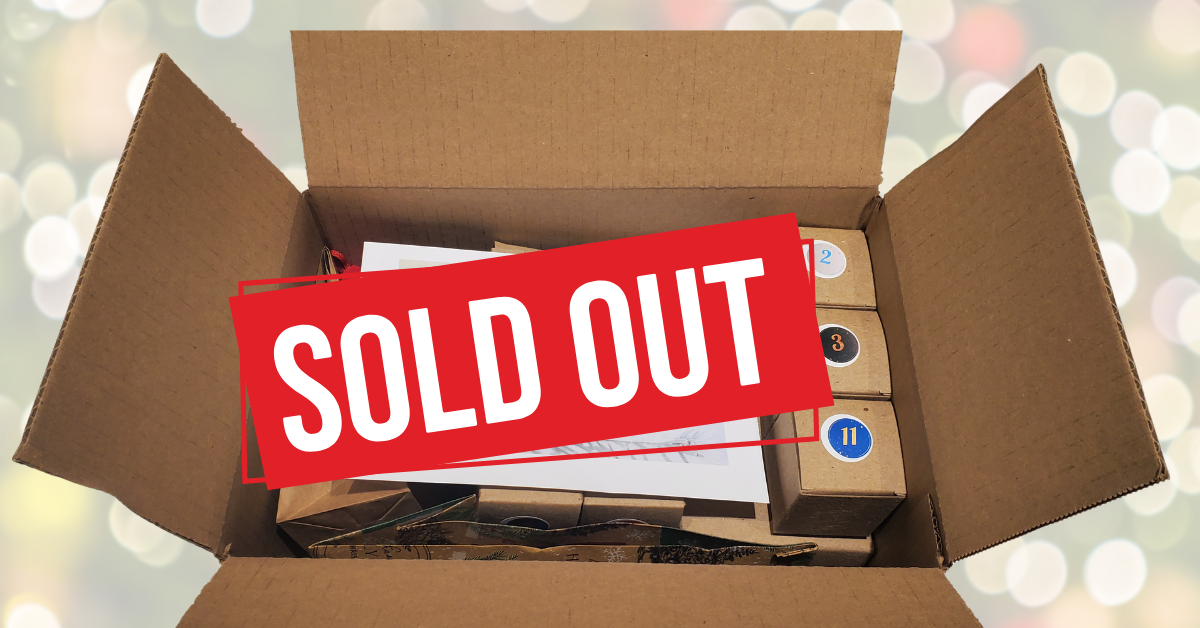 2025 Geocaching Advent Mystery Box