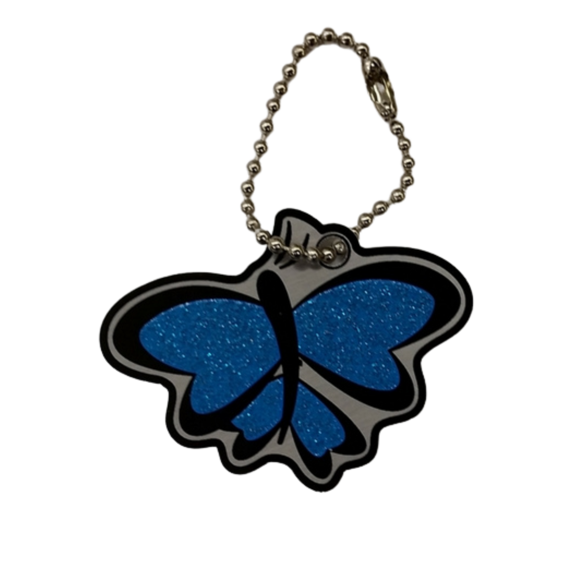 Butterfly Blue Glitter Cachekinz