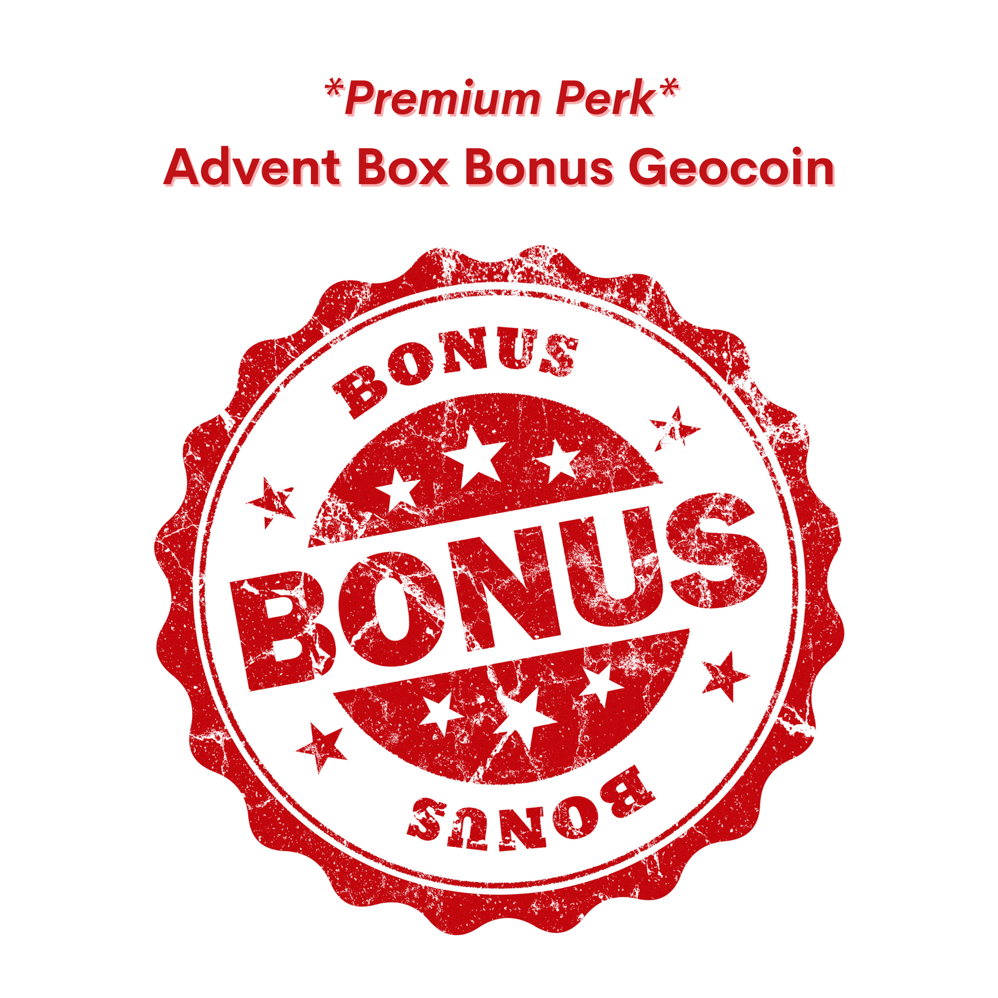 Advent Box Bonus Premium Perk Geocoin