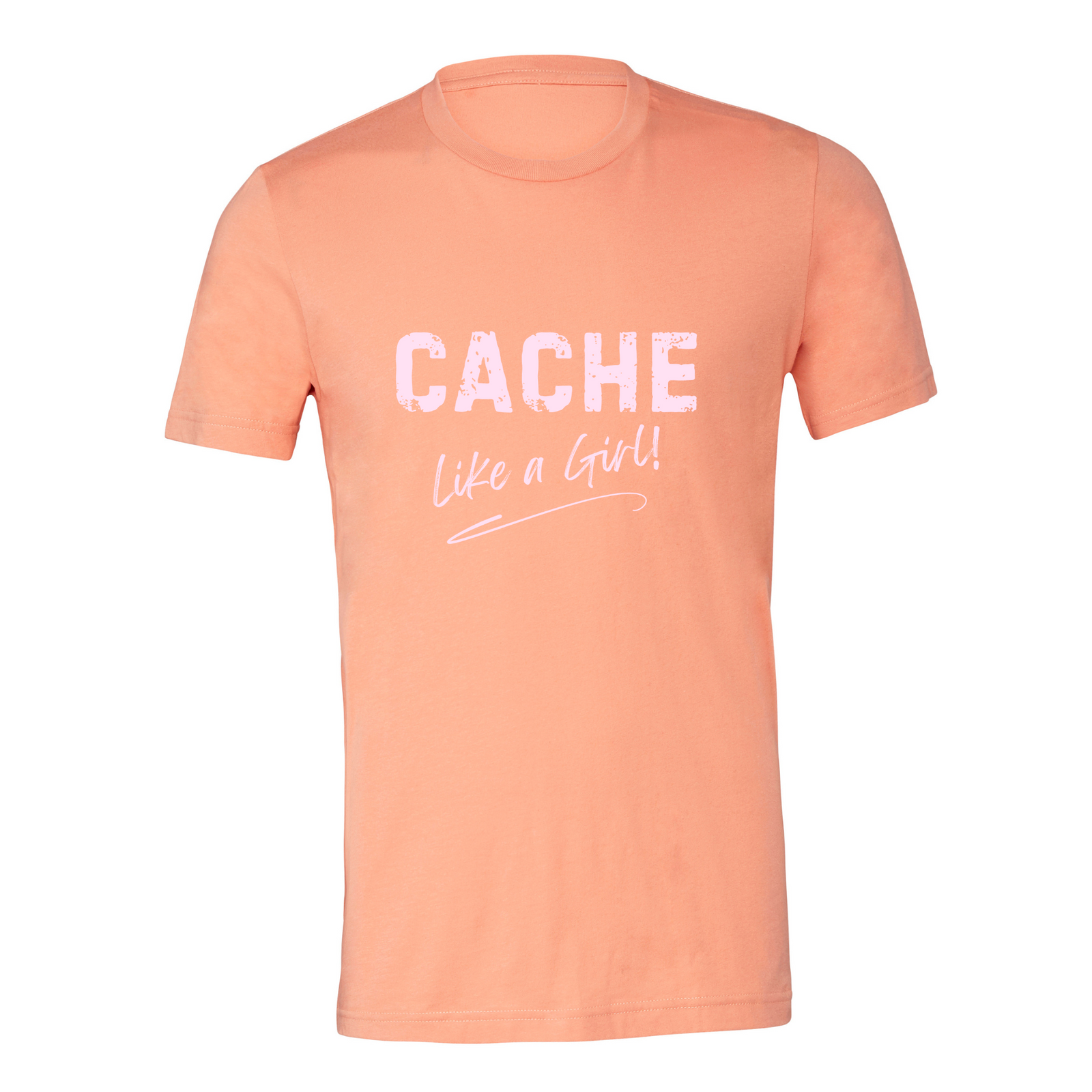 Cache Like a Girl T-Shirt - Sunset
