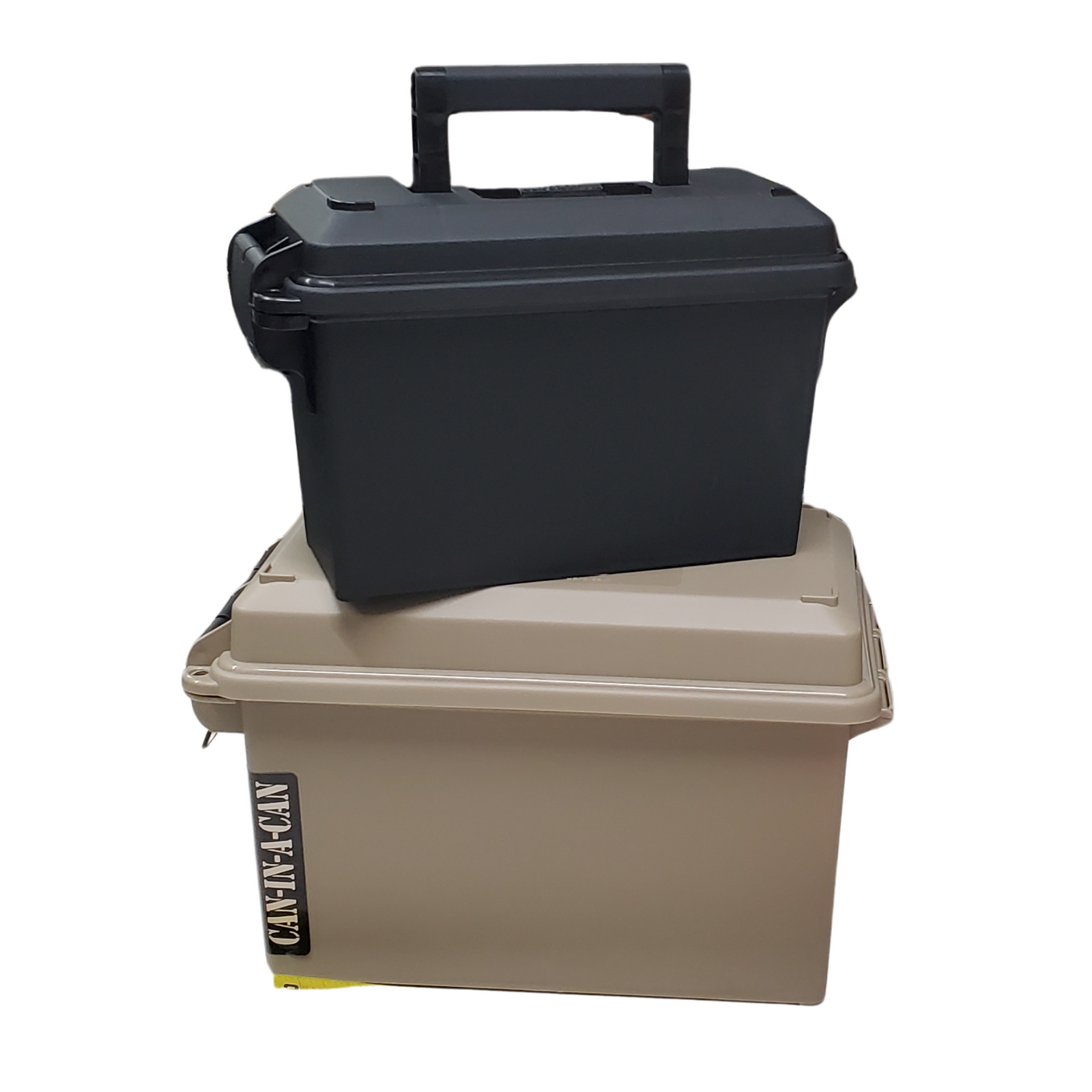 Can-in-a-Can Combo — 50 + 30 Cal Container Duo (Dark Earth + Black)