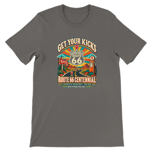 Route 66 Centennial geocaching t-shirt in black