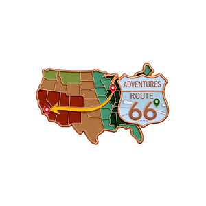 Route 66 Centennial Copper Geocoin