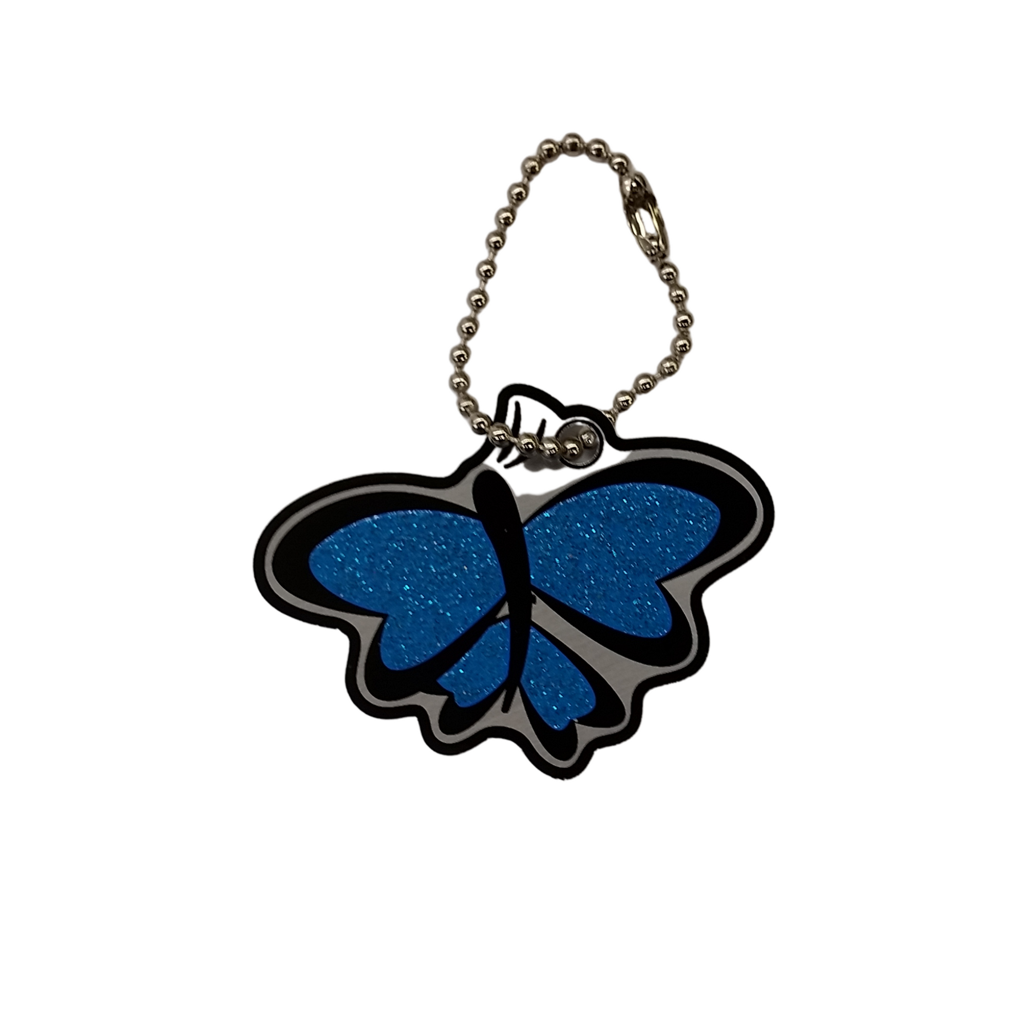 Butterfly Blue Glitter Cachekinz