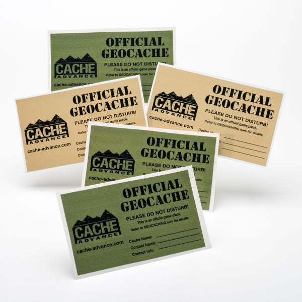 Geocaching Sticker Pack Cache Advance Made Tagged