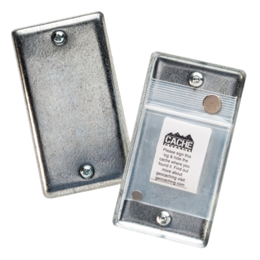 Utility Plate Geocache